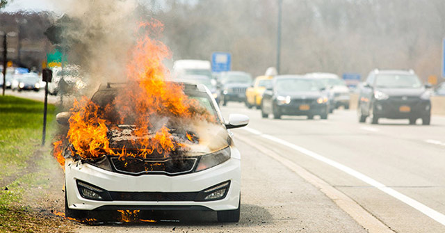 How to handle a car fire 